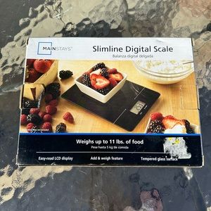 Mainstays digital scale  new